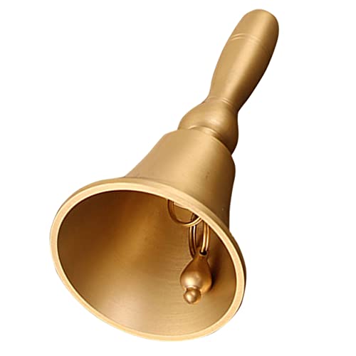 GARIOUANS Retro Handglocke aus Kupfer mit Ergonomischem Griff Lauter Klarer Klang Vielseitig als Serviceglocke für Hotel Restaurant Empfang für Spiele und Unterricht GARIOUANS Retro Handglocke aus Kupfer mit Ergonomischem Griff Lauter Klarer Klang Vielseitig als Serviceglocke für Hotel Restaurant Empfang für Spiele und Unterricht von GARIOUANS