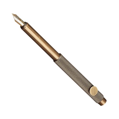 GARIOUANS Retro Mini Messing Füllfederhalter Feinspitze Glattes Schreiben Handlich und Stilvoll Langlebig für Kalligraphie Schule Büro und Künstler Tragbarer Tintenfüller für Vielseitige GARIOUANS Retro Mini Messing Füllfederhalter Feinspitze Glattes Schreiben Handlich und Stilvoll Langlebig für Kalligraphie Schule Büro und Künstler Tragbarer Tintenfüller für Vielseitige von GARIOUANS