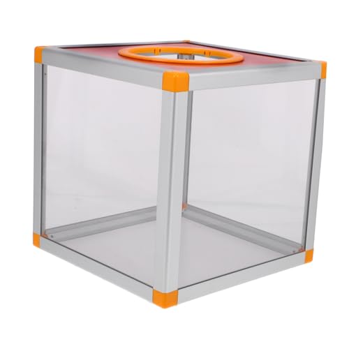 GARIOUANS Rote Transparente Spendenbox Abstimmungs und Vorschlagsbox für Veranstaltungen Stabil Einfach zu Bedienen Multifunktional für Spenden und Spiele GARIOUANS Rote Transparente Spendenbox Abstimmungs und Vorschlagsbox für Veranstaltungen Stabil Einfach zu Bedienen Multifunktional für Spenden und Spiele von GARIOUANS