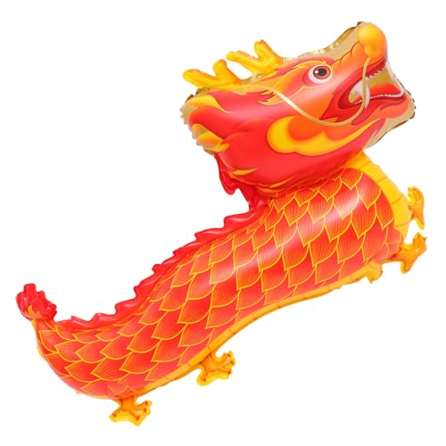 GARIOUANS Roter Chinesischer Drache Luftballon Dekoration für Frühlingsfest Cartoon Ballon für Familienfeier Jahr Des Drachen Partydekoration Leicht Aufzublasen und Tragbar GARIOUANS Roter Chinesischer Drache Luftballon Dekoration für Frühlingsfest Cartoon Ballon für Familienfeier Jahr Des Drachen Partydekoration Leicht Aufzublasen und Tragbar von GARIOUANS