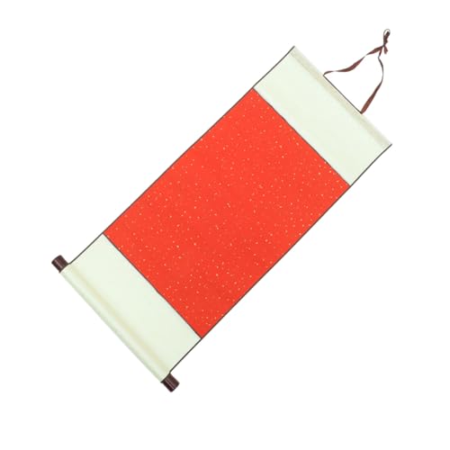 GARIOUANS Rotes Goldsprenkel Xuan papier Blanko Malrolle Wasserabsorbierend Tragbare Chinesische Kalligrafie Aquarellpapierrolle Wanddeko für Anfänger und Fortgeschrittene GARIOUANS Rotes Goldsprenkel Xuan papier Blanko Malrolle Wasserabsorbierend Tragbare Chinesische Kalligrafie Aquarellpapierrolle Wanddeko für Anfänger und Fortgeschrittene von GARIOUANS