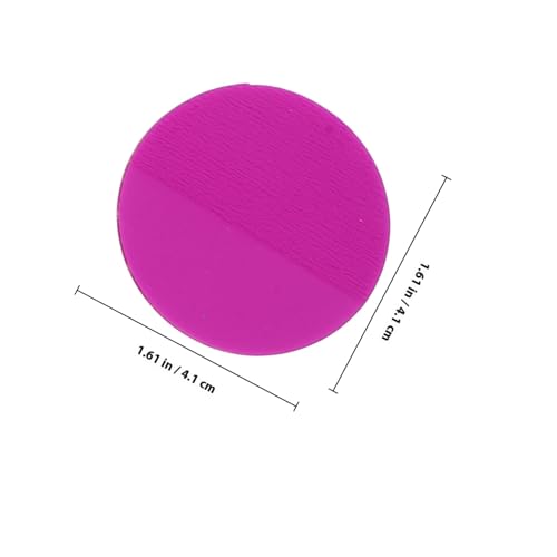 GARIOUANS Runde Memo Pads Farben Fluoreszierend Selbstklebende Haftnotizen Wiederverwendbar Praktisches Notizset für Schule Büro und Zuhause von GARIOUANS