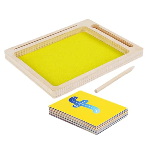 GARIOUANS Sandboard Schreib und Zeichenbrett für Montessori Lernspielzeug aus Holz und Papier DIY Kreativset Frühbildung Feinmotorik und Kreativität für Zuhause und Klassenzimmer GARIOUANS Sandboard Schreib und Zeichenbrett für Montessori Lernspielzeug aus Holz und Papier DIY Kreativset Frühbildung Feinmotorik und Kreativität für Zuhause und Klassenzimmer von GARIOUANS