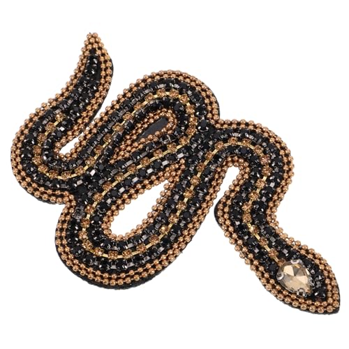 GARIOUANS Schlangenförmiger Strass Aufnäher zum Aufnähen Glitzerndes DIY Patch für Kleidung Schuhe Taschen Modisches Tier Applikation Accessoire Vielseitig Einsetzbar und Auffällig GARIOUANS Schlangenförmiger Strass Aufnäher zum Aufnähen Glitzerndes DIY Patch für Kleidung Schuhe Taschen Modisches Tier Applikation Accessoire Vielseitig Einsetzbar und Auffällig von GARIOUANS