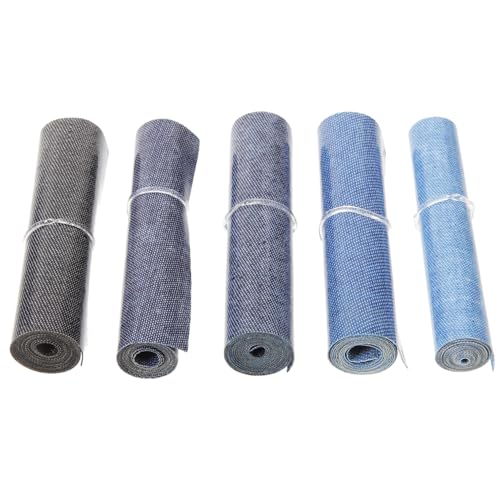 GARIOUANS Selbstklebende Fibre Cloth Aufnäher zum Aufbügeln DIY Reparatur Patches für Jeans Jacken und Kleidung Zuschneidbare Robuste Stoffflicken ohne Nähen für Rissbeseitigung von GARIOUANS