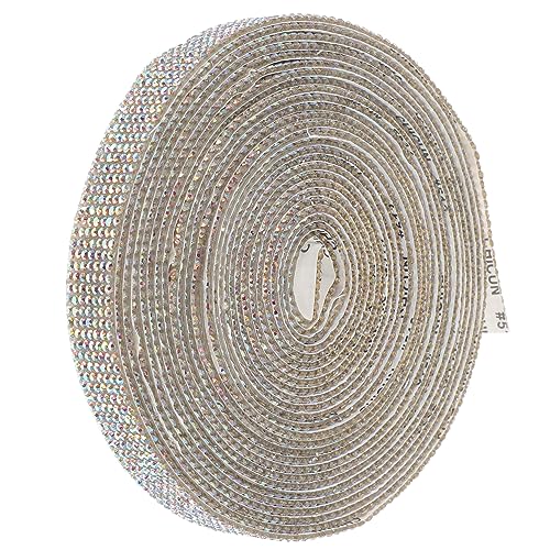 GARIOUANS Selbstklebendes Strassband Reihig Breit Yards Ab Farbverlauf Dekoratives Strassband für DIY Basteln Bekleidungszubehör Schmuckverzierung Vielseitiges Rhinestone Band von GARIOUANS