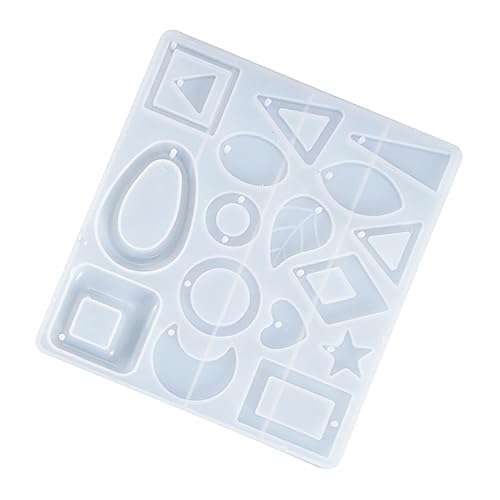 GARIOUANS Silikon Epoxidharz Gießform für DIY Schmuck Anhänger Geometrische Kristall Epoxy Form Weiß Handgemacht für Ohrringe Basteln und Deko GARIOUANS Silikon Epoxidharz Gießform für DIY Schmuck Anhänger Geometrische Kristall Epoxy Form Weiß Handgemacht für Ohrringe Basteln und Deko von GARIOUANS