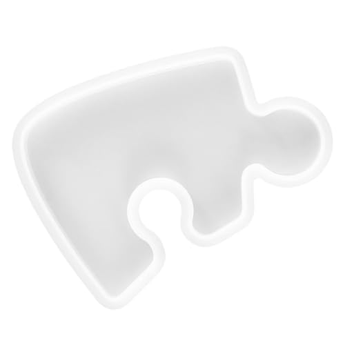 GARIOUANS Silikon Puzzle Untersetzerform DIY Gießform für Harz Epoxidharz Cup Pad Mould Langlebig Wiederverwendbar für Kreative Bastelprojekte mit Glitzer und Perlen von GARIOUANS