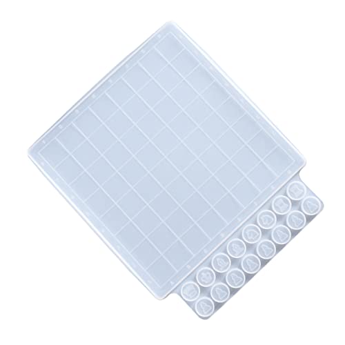 GARIOUANS Silikon Schachformen für Epoxidharz DIY Schachbrett Gussform Wiederverwendbar Flexibel Strapazierfähig für Schachspiel Figuren Herstellung und Bastelprojekte von GARIOUANS