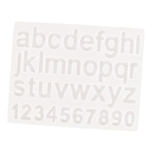 GARIOUANS Silikonform Buchstaben Zahlen DIY Silikon Gießform für Epoxidharz Schmuckherstellung Basteln Kreative Handarbeit mit Arabischen Zahlen und Englischen Buchstaben Langlebig und GARIOUANS Silikonform Buchstaben Zahlen DIY Silikon Gießform für Epoxidharz Schmuckherstellung Basteln Kreative Handarbeit mit Arabischen Zahlen und Englischen Buchstaben Langlebig und von GARIOUANS