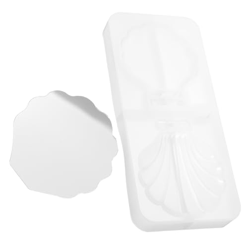 GARIOUANS Silikonform DIY Makeup Spiegel Form Flexible Wiederverwendbar für Epoxidharz Basteln Handliches Design für Individuelle Kosmetikspiegel Herstellung von GARIOUANS