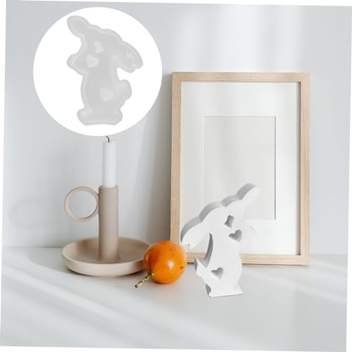 GARIOUANS Silikonform Hase Flexibel Langlebig Epoxidharz DIY Gießform Ostern Basteln Geschenkidee für Handarbeiten von GARIOUANS