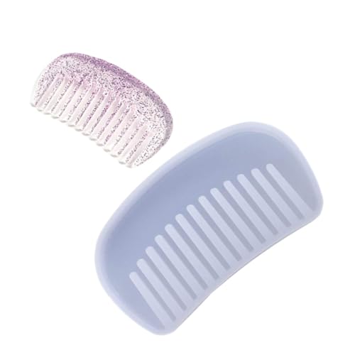 GARIOUANS Silikonform Kamm Gießform für DIY Epoxidharz Flexible Wiederverwendbare Silikonform für Handgefertigte Kamm Harzprojekte Langlebig und Einfach zu Reinigen für Kreative von GARIOUANS