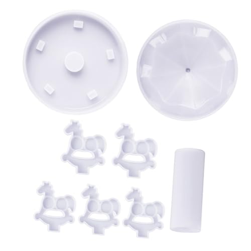 GARIOUANS Silikonform Merry go round Gießform DIY Epoxidharz Karussell Dekor Silikonform Wiederverwendbar Leicht Zu Reinigen Für Handwerk Schmuckgestaltung von GARIOUANS