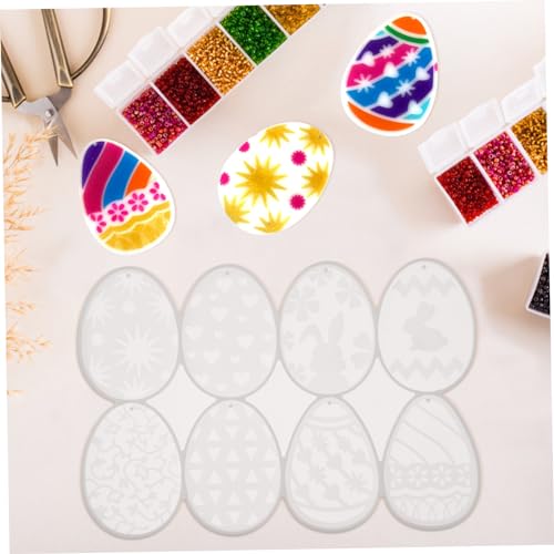 GARIOUANS Silikonform Ostern DIY Schlüsselanhänger Gießform Hasen und Eieranhänger Flexible Glatte Oberfläche Wiederverwendbar Kinderfreundlich für Bastelprojekte GARIOUANS Silikonform Ostern DIY Schlüsselanhänger Gießform Hasen und Eieranhänger Flexible Glatte Oberfläche Wiederverwendbar Kinderfreundlich für Bastelprojekte von GARIOUANS