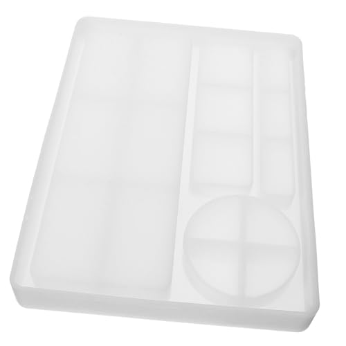 GARIOUANS Silikonform Schmucktablett Rechteckige Gießform DIY Epoxidharz Tray Silikon Resin Form Waschbare Silikonform für Handgemachte Schmuckaufbewahrung GARIOUANS Silikonform Schmucktablett Rechteckige Gießform DIY Epoxidharz Tray Silikon Resin Form Waschbare Silikonform für Handgemachte Schmuckaufbewahrung von GARIOUANS