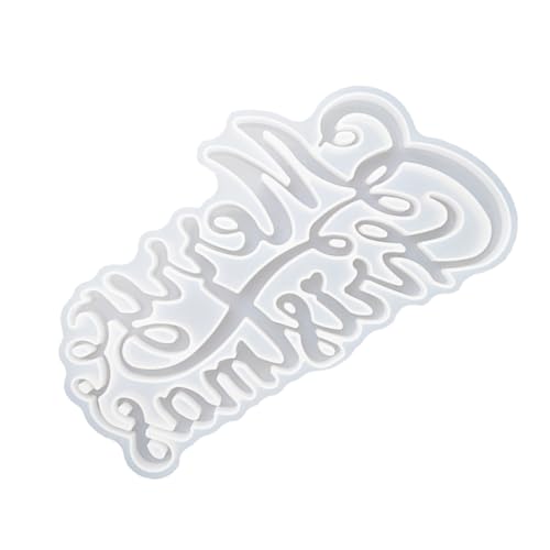 GARIOUANS Silikonform Weihnachtsbuchstaben DIY Crystal Epoxy Mold Langlebig Formstabil für Handgemachte Weihnachtsdekorationen Kreative Gießform für Anhänger GARIOUANS Silikonform Weihnachtsbuchstaben DIY Crystal Epoxy Mold Langlebig Formstabil für Handgemachte Weihnachtsdekorationen Kreative Gießform für Anhänger von GARIOUANS