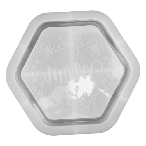 GARIOUANS Silikonform für Epoxidharz Diy Schmucktablett Gießform und Sechseckig Langlebig und Einfach zu Entformen für Projekte und Geschenkideen zum Muttertag GARIOUANS Silikonform für Epoxidharz Diy Schmucktablett Gießform und Sechseckig Langlebig und Einfach zu Entformen für Projekte und Geschenkideen zum Muttertag von GARIOUANS