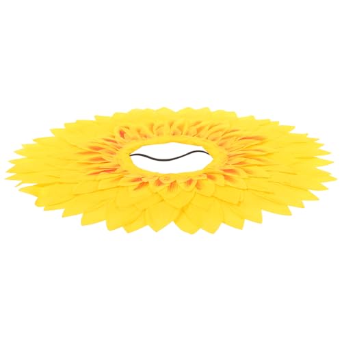 GARIOUANS Sonnenblumen Kopfbedeckung für Erwachsene Lustige Requisiten für Sportspiele und Partys Zubehör für Kindergarten Events und Kreative Auftritte Zufällige Farbe Zufällige Farbe von GARIOUANS