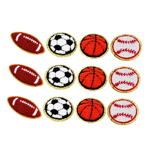 GARIOUANS Sport Bügelbilder Applikationen Basketball Baseball Football Fußball Stickerei Patches zum Aufbügeln oder Nähen Dekorative Sport Aufnäher für Kleidung Taschen Schuhe DIY GARIOUANS Sport Bügelbilder Applikationen Basketball Baseball Football Fußball Stickerei Patches zum Aufbügeln oder Nähen Dekorative Sport Aufnäher für Kleidung Taschen Schuhe DIY von GARIOUANS
