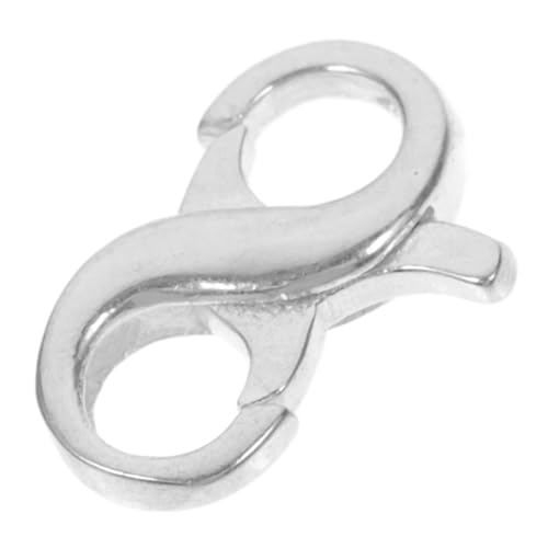 GARIOUANS Sterling Silber Doppelöffnung Karabinerverschluss Schmuckverbinder Kleiner Verschluss für Halsketten Armbänder DIY Schmuckherstellung GARIOUANS Sterling Silber Doppelöffnung Karabinerverschluss Schmuckverbinder Kleiner Verschluss für Halsketten Armbänder DIY Schmuckherstellung von GARIOUANS