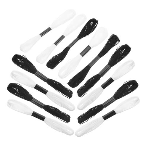 GARIOUANS Stickgarn Glatte Textur Vielseitig für Armbänder Kleidung Heimdekoration für Anfänger und Profis Kompakte Verpackung Einfach zu Verwenden von GARIOUANS