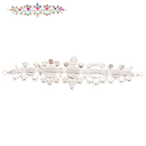 GARIOUANS Strass Applikation für Hochzeitskleider DIY Glitzer Patch für Kleider Taschen Schuhe Stilvolle Dekoration für Partys Brautmode Festlichkeiten GARIOUANS Strass Applikation für Hochzeitskleider DIY Glitzer Patch für Kleider Taschen Schuhe Stilvolle Dekoration für Partys Brautmode Festlichkeiten von GARIOUANS