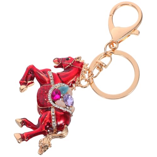 GARIOUANS Strass-pferde-schlüsselanhänger Aus Legierung Chinesisches Tierkreiszeichen Niedlicher Anhänger Für Handtasche Rucksack Autoschlüssel Dekorativer Schlüsselanhänger Zum Neujahr GARIOUANS Strass-pferde-schlüsselanhänger Aus Legierung Chinesisches Tierkreiszeichen Niedlicher Anhänger Für Handtasche Rucksack Autoschlüssel Dekorativer Schlüsselanhänger Zum Neujahr von GARIOUANS