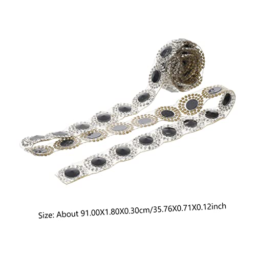 GARIOUANS Strassband mit Diamantverzierung Selbstklebendes Glitzerband für DIY Basteln Schmuck und Bekleidung Vielseitiges Bastelmaterial für Hochzeit Party und Accessoires GARIOUANS Strassband mit Diamantverzierung Selbstklebendes Glitzerband für DIY Basteln Schmuck und Bekleidung Vielseitiges Bastelmaterial für Hochzeit Party und Accessoires von GARIOUANS