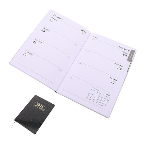 GARIOUANS Taschenkalender 2026: A5 Pu-einband Mini-monatsplaner - Kleiner Terminplaner Im Reiseformat Für Handtasche Und Aktentasche - 12-monats-organizer-notizbuch GARIOUANS Taschenkalender 2026: A5 Pu-einband Mini-monatsplaner - Kleiner Terminplaner Im Reiseformat Für Handtasche Und Aktentasche - 12-monats-organizer-notizbuch von GARIOUANS