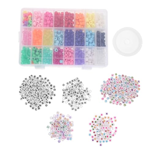 GARIOUANS Teiliges Buchstabenperlen für DIY Schmuck Langlebige Barrel Beads mit Glatter Oberfläche Bunte Perlen zum Auffädeln für Armbänder Halsketten und Kreative Bastelprojekte GARIOUANS Teiliges Buchstabenperlen für DIY Schmuck Langlebige Barrel Beads mit Glatter Oberfläche Bunte Perlen zum Auffädeln für Armbänder Halsketten und Kreative Bastelprojekte von GARIOUANS