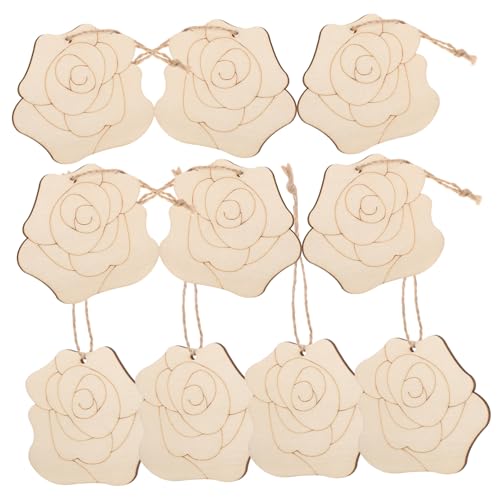GARIOUANS Teiliges DIY Holzblumen zum Bemalen Robuste Holzscheiben mit Glatter Oberfläche Unbemalte Holzblumen für Bastelarbeiten Kinderfreundliche Holzblüten zum Dekorieren und GARIOUANS Teiliges DIY Holzblumen zum Bemalen Robuste Holzscheiben mit Glatter Oberfläche Unbemalte Holzblumen für Bastelarbeiten Kinderfreundliche Holzblüten zum Dekorieren und von GARIOUANS