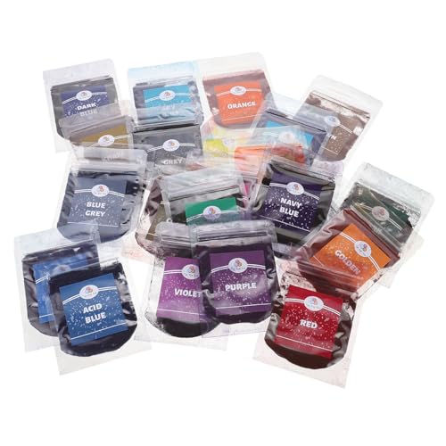 GARIOUANS Teiliges DIY Tie Dye Pigment für Kleidung Färben Stabile Leuchtende Farben Pulverfarbe für Shirts Schuhe Hüte Kreative Batik Textilfarbe für Erwachsene Party Zubehör GARIOUANS Teiliges DIY Tie Dye Pigment für Kleidung Färben Stabile Leuchtende Farben Pulverfarbe für Shirts Schuhe Hüte Kreative Batik Textilfarbe für Erwachsene Party Zubehör von GARIOUANS