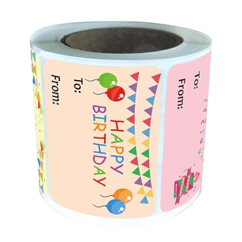 GARIOUANS Teiliges Geburtstagsaufkleber mit Stark Haftenden Happy Birthday Namensetiketten für Kinderparty Einfache Anwendung Vielseitig für Geschenkdekoration und Mitgebsel Kindergeburtstag GARIOUANS Teiliges Geburtstagsaufkleber mit Stark Haftenden Happy Birthday Namensetiketten für Kinderparty Einfache Anwendung Vielseitig für Geschenkdekoration und Mitgebsel Kindergeburtstag von GARIOUANS