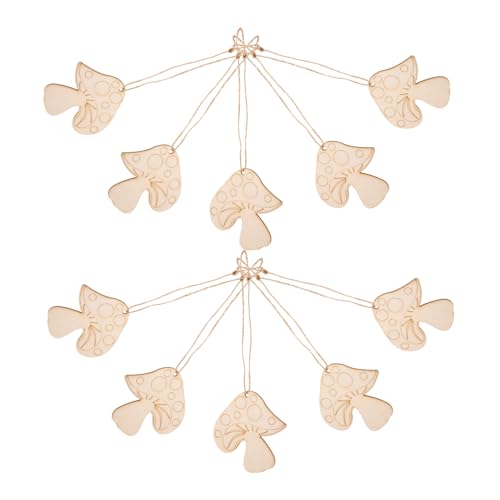 GARIOUANS Teiliges Holzpilz Dekor aus Naturbelassenem Holz Unbehandelte Holzscheiben zum Bemalen und Basteln DIY Holzfiguren für Kreative Handarbeiten Hochzeit Party und Wohnungsdeko GARIOUANS Teiliges Holzpilz Dekor aus Naturbelassenem Holz Unbehandelte Holzscheiben zum Bemalen und Basteln DIY Holzfiguren für Kreative Handarbeiten Hochzeit Party und Wohnungsdeko von GARIOUANS