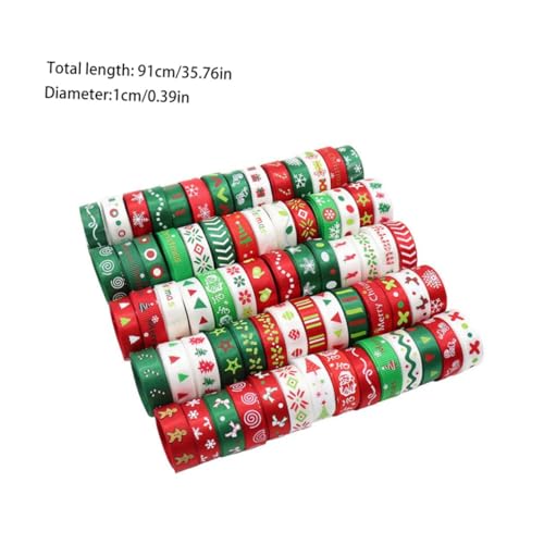 GARIOUANS Teiliges Polyester Geschenkband Bunte Weihnachts Dekorationsbänder Vielseitiges Bastelband für Geschenkverpackung Schleifen Sträuße und Partydeko Zufällige Farbe GARIOUANS Teiliges Polyester Geschenkband Bunte Weihnachts Dekorationsbänder Vielseitiges Bastelband für Geschenkverpackung Schleifen Sträuße und Partydeko Zufällige Farbe von GARIOUANS