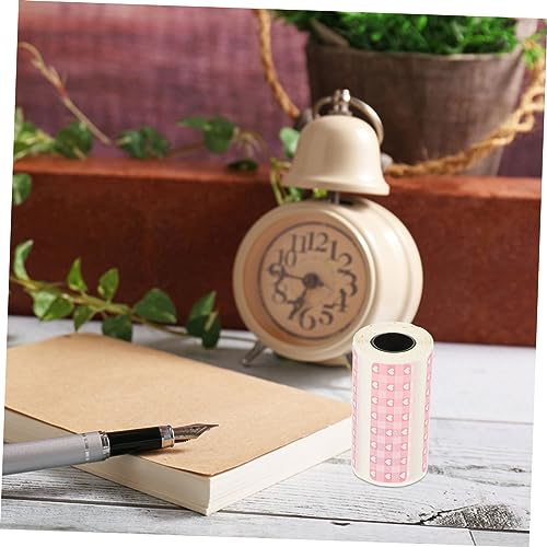 GARIOUANS Thermopapierrolle Selbstklebend Pinke Herz etiketten für Sofortbildkameras Vielseitig Kompatibel Reißfest Langlebig für Zuhause Büro Supermarkt und Geschäft GARIOUANS Thermopapierrolle Selbstklebend Pinke Herz etiketten für Sofortbildkameras Vielseitig Kompatibel Reißfest Langlebig für Zuhause Büro Supermarkt und Geschäft von GARIOUANS