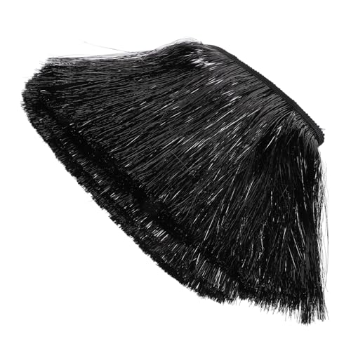 GARIOUANS Tinsel Trim Schwarze Pet Silberfäden DIY Nähfransen für Kleid Dekoration Basteln Schmuck GARIOUANS Tinsel Trim Schwarze Pet Silberfäden DIY Nähfransen für Kleid Dekoration Basteln Schmuck von GARIOUANS