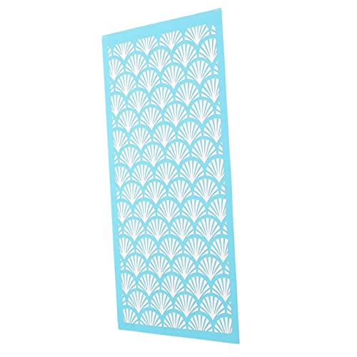 GARIOUANS Tondruckschablonen Zum Basteln Seiden Großbuchstabenschablonen Polymer Tonformen Für Ton DIY Ton Bastelschablonen Ton Bastelschablonen Ton Schablonen Polyester von GARIOUANS