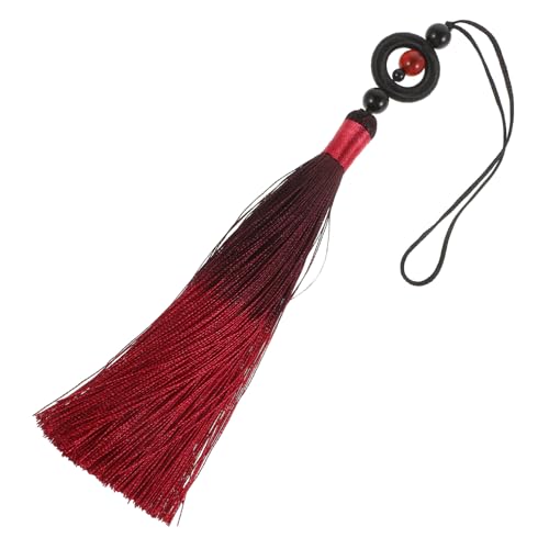 GARIOUANS Traditionelle Chinesische Quaste für Taichi und Fechtschwerter Handgefertigtes Polyester Tassel Ornament Langlebig Einfach zu Befestigen Dekoration für Kampfsportausrüstung GARIOUANS Traditionelle Chinesische Quaste für Taichi und Fechtschwerter Handgefertigtes Polyester Tassel Ornament Langlebig Einfach zu Befestigen Dekoration für Kampfsportausrüstung von GARIOUANS