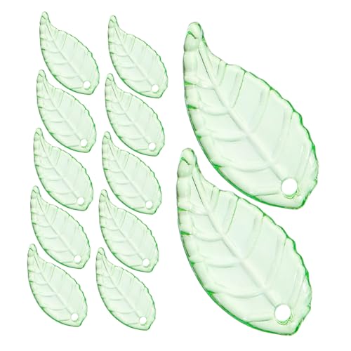 GARIOUANS Transparente Acryl Blattperlen mit Großem Langlebige DIY Schmuck Zubehör für Halsketten Armbänder Ohrringe und Bastelprojekte GARIOUANS Transparente Acryl Blattperlen mit Großem Langlebige DIY Schmuck Zubehör für Halsketten Armbänder Ohrringe und Bastelprojekte von GARIOUANS