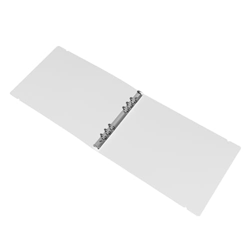 GARIOUANS Transparenter Schnellhefter Binder Notizbuchcover aus Robustem Kunststoff Wiederverwendbare Lose Mappe Schmutzabweisend und Leicht zu Reinigen für Büro und Studium von GARIOUANS