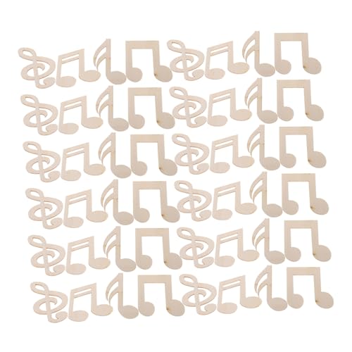 GARIOUANS Unbemalte Holz-musiknoten zum Basteln Robuste Diy-holzteile für Vielseitige Holzschnittformen Kreative Partydekoration und Malspaß für Kunstprojekte GARIOUANS Unbemalte Holz-musiknoten zum Basteln Robuste Diy-holzteile für Vielseitige Holzschnittformen Kreative Partydekoration und Malspaß für Kunstprojekte von GARIOUANS