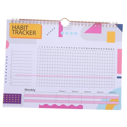 GARIOUANS Undatiertes Habit Tracker Planer Journal Monatskalender Gewohnheits Tracker Einfaches Design für Erwachsene Tägliches und Workout Tracking Handliches Format für Unterwegs GARIOUANS Undatiertes Habit Tracker Planer Journal Monatskalender Gewohnheits Tracker Einfaches Design für Erwachsene Tägliches und Workout Tracking Handliches Format für Unterwegs von GARIOUANS