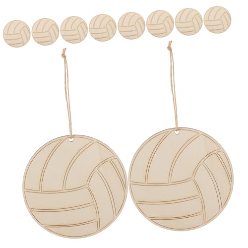 GARIOUANS Unlackierte Holz Volleyball Anhänger Teiliges für Diy Bastelprojekte Sportparty Dekorationen Robuste Holzscheiben mit Volleyball Vielseitige Holz Ornamente für Kreative Gestaltung GARIOUANS Unlackierte Holz Volleyball Anhänger Teiliges für Diy Bastelprojekte Sportparty Dekorationen Robuste Holzscheiben mit Volleyball Vielseitige Holz Ornamente für Kreative Gestaltung von GARIOUANS