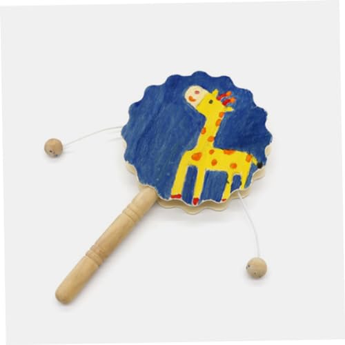 GARIOUANS Unvollendete Holz Rasseltrommel DIY Bastelset Glatte Oberfläche zum Bemalen Holzinstrument für Kinderhandwerk Edukatives Musikspielzeug zur Motorischer Fähigkeiten GARIOUANS Unvollendete Holz Rasseltrommel DIY Bastelset Glatte Oberfläche zum Bemalen Holzinstrument für Kinderhandwerk Edukatives Musikspielzeug zur Motorischer Fähigkeiten von GARIOUANS