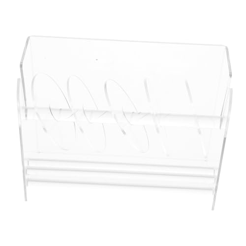 GARIOUANS Verstellbarer Acryl Etiketten Aufkleberspender Fächer Desktop Organizer für Büro Schule Zuhause Robuster Platzsparender Sticker Roll Halter für Versandetiketten und Klebeband GARIOUANS Verstellbarer Acryl Etiketten Aufkleberspender Fächer Desktop Organizer für Büro Schule Zuhause Robuster Platzsparender Sticker Roll Halter für Versandetiketten und Klebeband von GARIOUANS