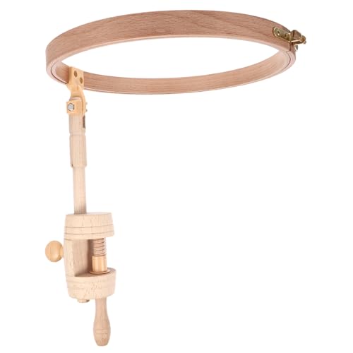GARIOUANS Verstellbarer Holztisch Stickrahmen Buchenholz Langlebiges DIY Kreuzstich Regal für Stickerei Praktischer Stickhilfe für Anfänger und Kreative Handarbeitsfans GARIOUANS Verstellbarer Holztisch Stickrahmen Buchenholz Langlebiges DIY Kreuzstich Regal für Stickerei Praktischer Stickhilfe für Anfänger und Kreative Handarbeitsfans von GARIOUANS