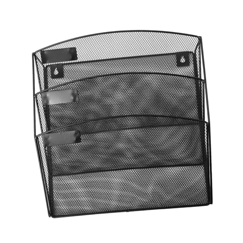 GARIOUANS Wandmagazinhalter aus Schwarzem Metall Hängender Dokumentenorganizer Mehrschichtiger Datei und Zeitschriftenhalter Wandmontierter Büro Organizer für Zuhause und Büro GARIOUANS Wandmagazinhalter aus Schwarzem Metall Hängender Dokumentenorganizer Mehrschichtiger Datei und Zeitschriftenhalter Wandmontierter Büro Organizer für Zuhause und Büro von GARIOUANS