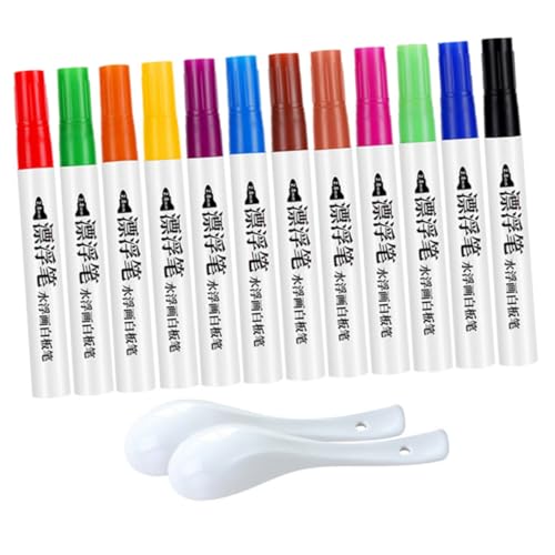 GARIOUANS Wasserfarben Stifte Farben Schwimmende Abwischbare Whiteboard Marker zum Malen Keramiklöffeln Kreatives Malwerkzeug für Junge Mädchen Fördert Feinmotorik und Farberkennung GARIOUANS Wasserfarben Stifte Farben Schwimmende Abwischbare Whiteboard Marker zum Malen Keramiklöffeln Kreatives Malwerkzeug für Junge Mädchen Fördert Feinmotorik und Farberkennung von GARIOUANS